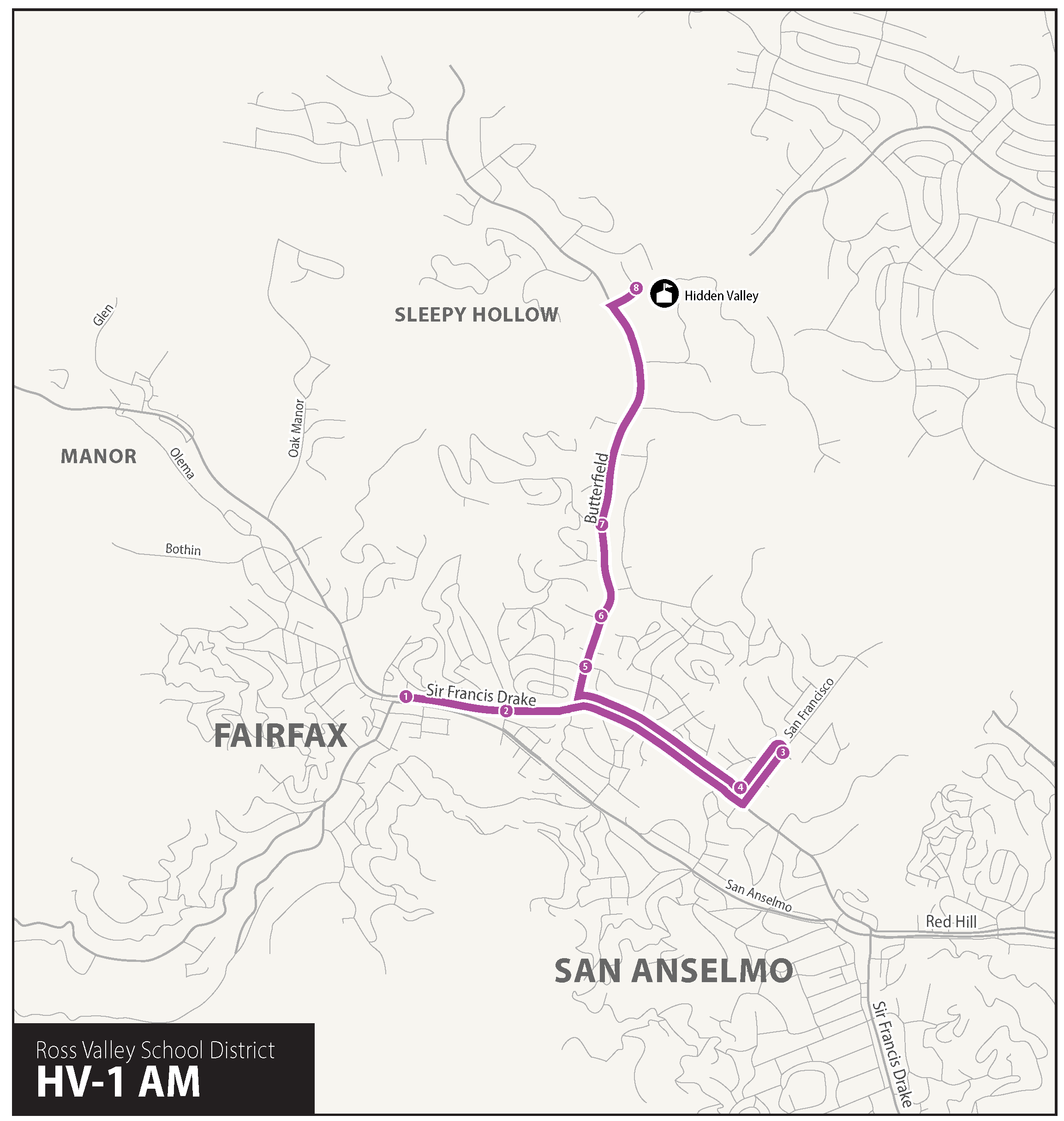 HV-1 Map