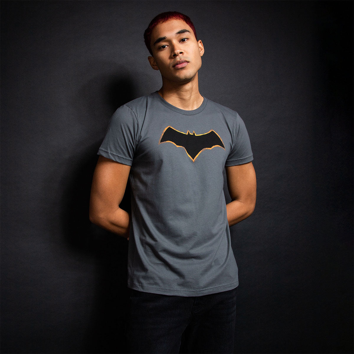 Playera para hombre - BATMAN REBIRTH LOGO - Máscara De Látex