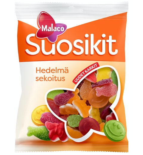 Malaco Suosikit Fruit mix Gummy 1 Pack of 230g  oz – Soposopo