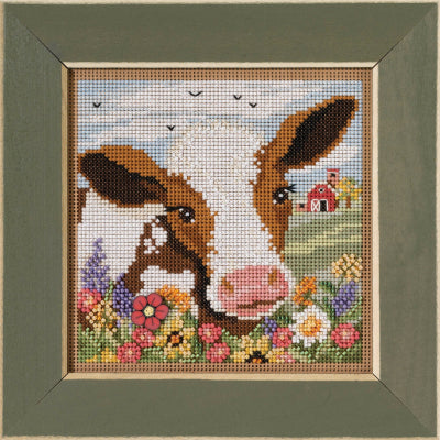  Mill Hill Love Beaded Counted Cross Stitch Kit Buttons & Beads  2023 Spring Series MH142312