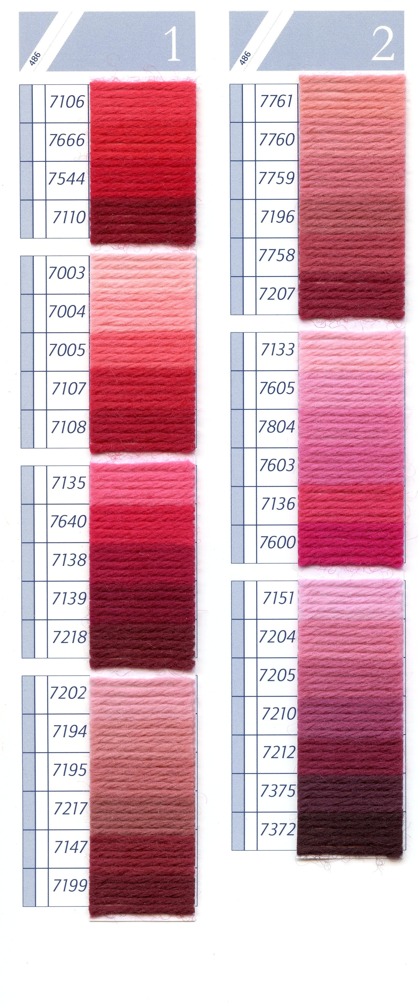 Wool Colour Chart