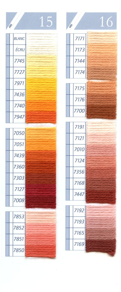 Dmc Tapestry Wool Conversion Chart