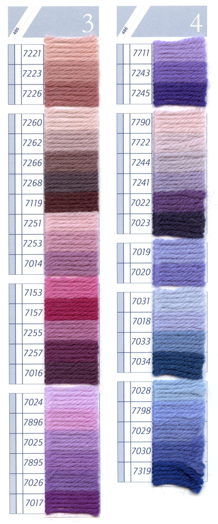 Dmc To Anchor Tapestry Wool Conversion Chart