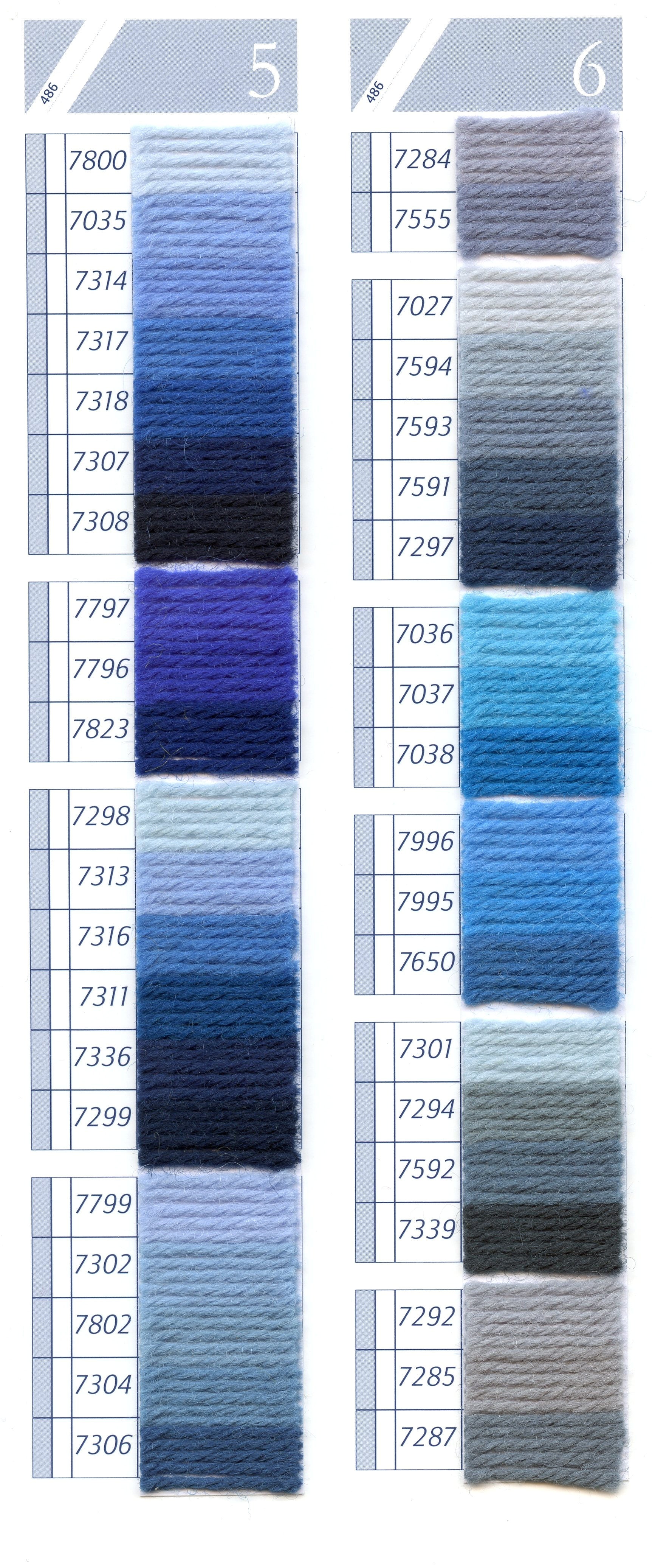 Dmc Tapestry Wool Colour Chart