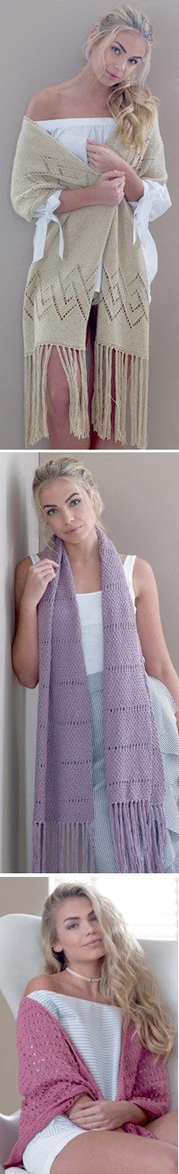 Finesse Cotton Silk DK Book One - Shawls