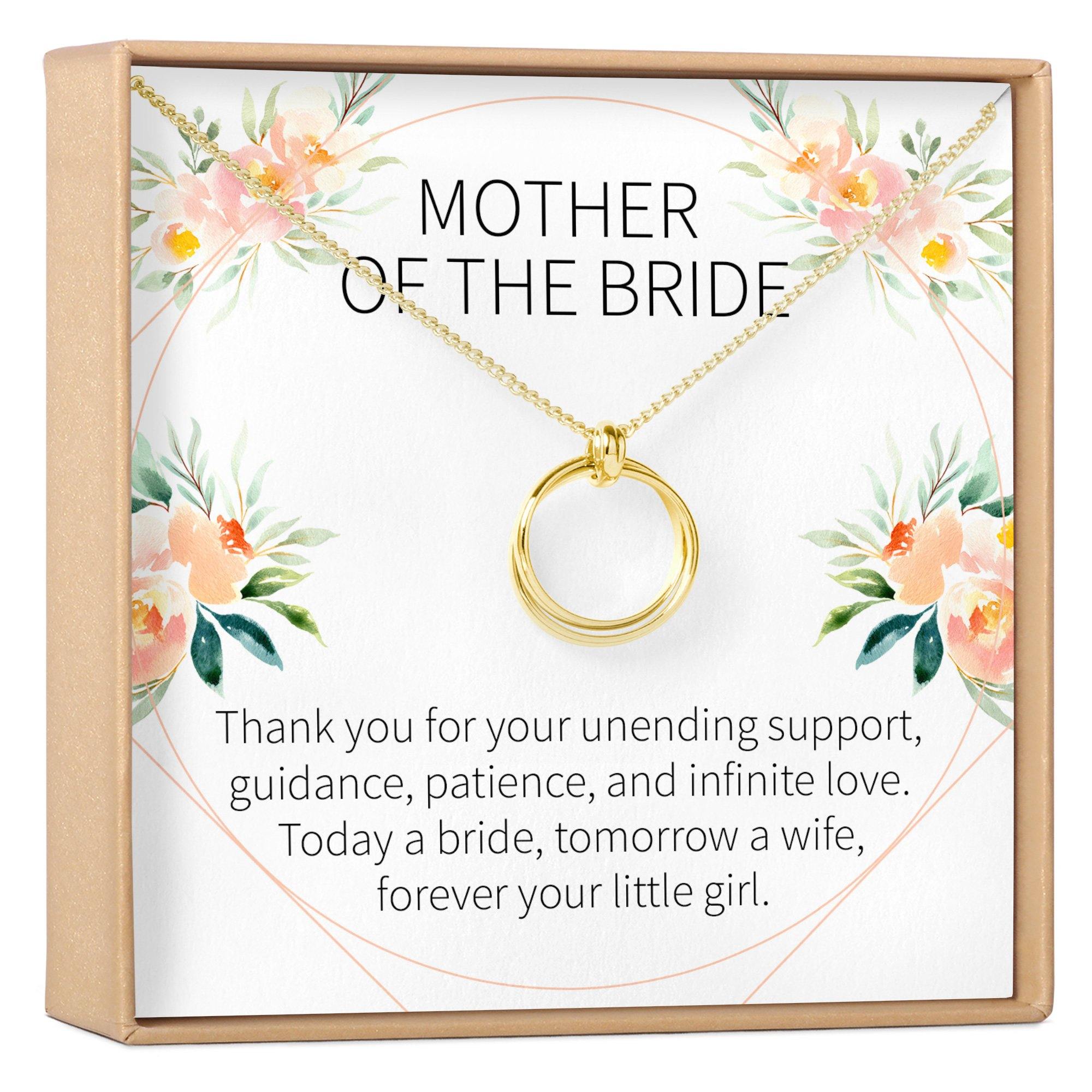 Grandmother Wedding Gift Necklace · Silver, Rose Gold, Gold · Lead & Nickel Free, Hypoallergenic · Box & Ribbon · L: 18 inch · Personalized Card · US