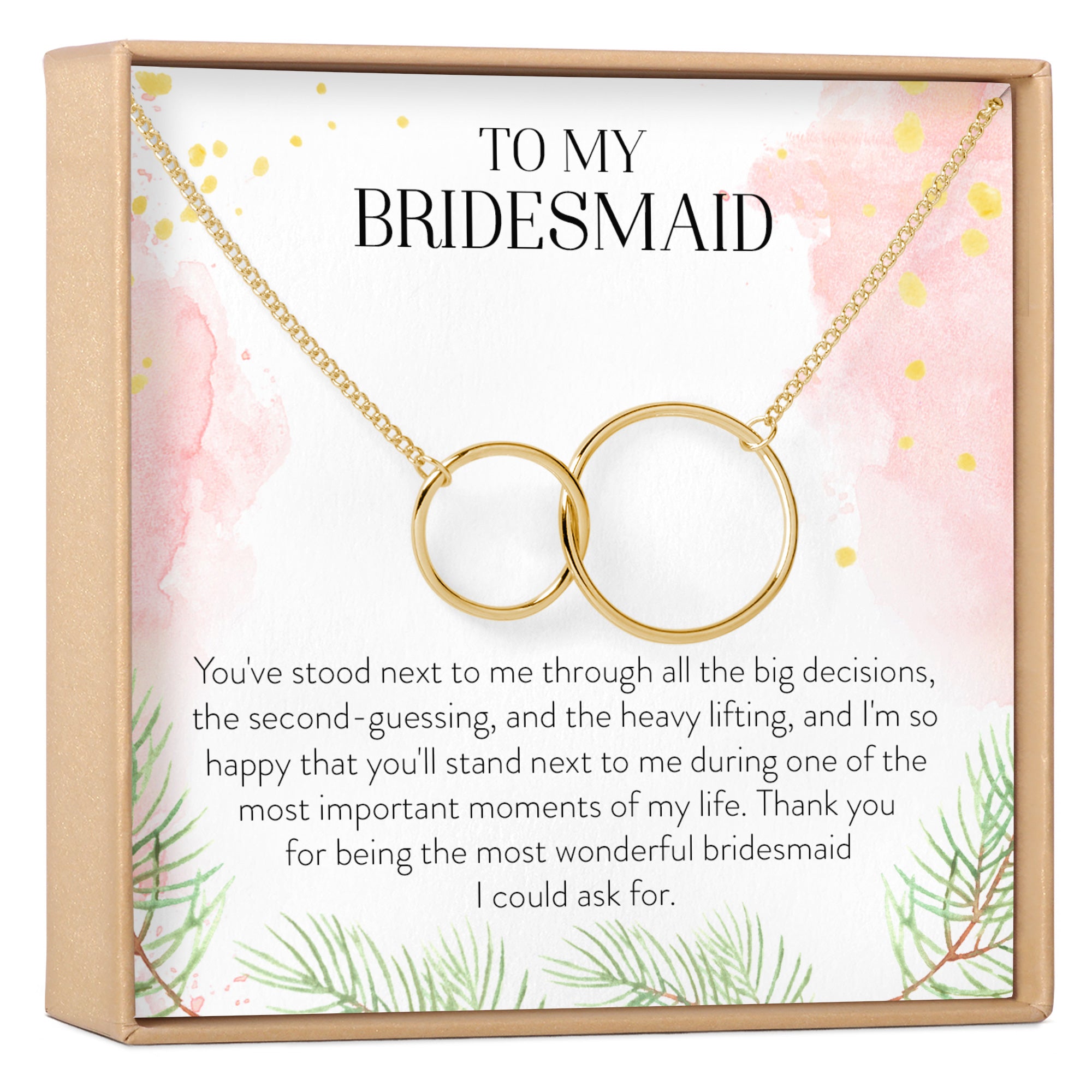 necklace for bridesmaid