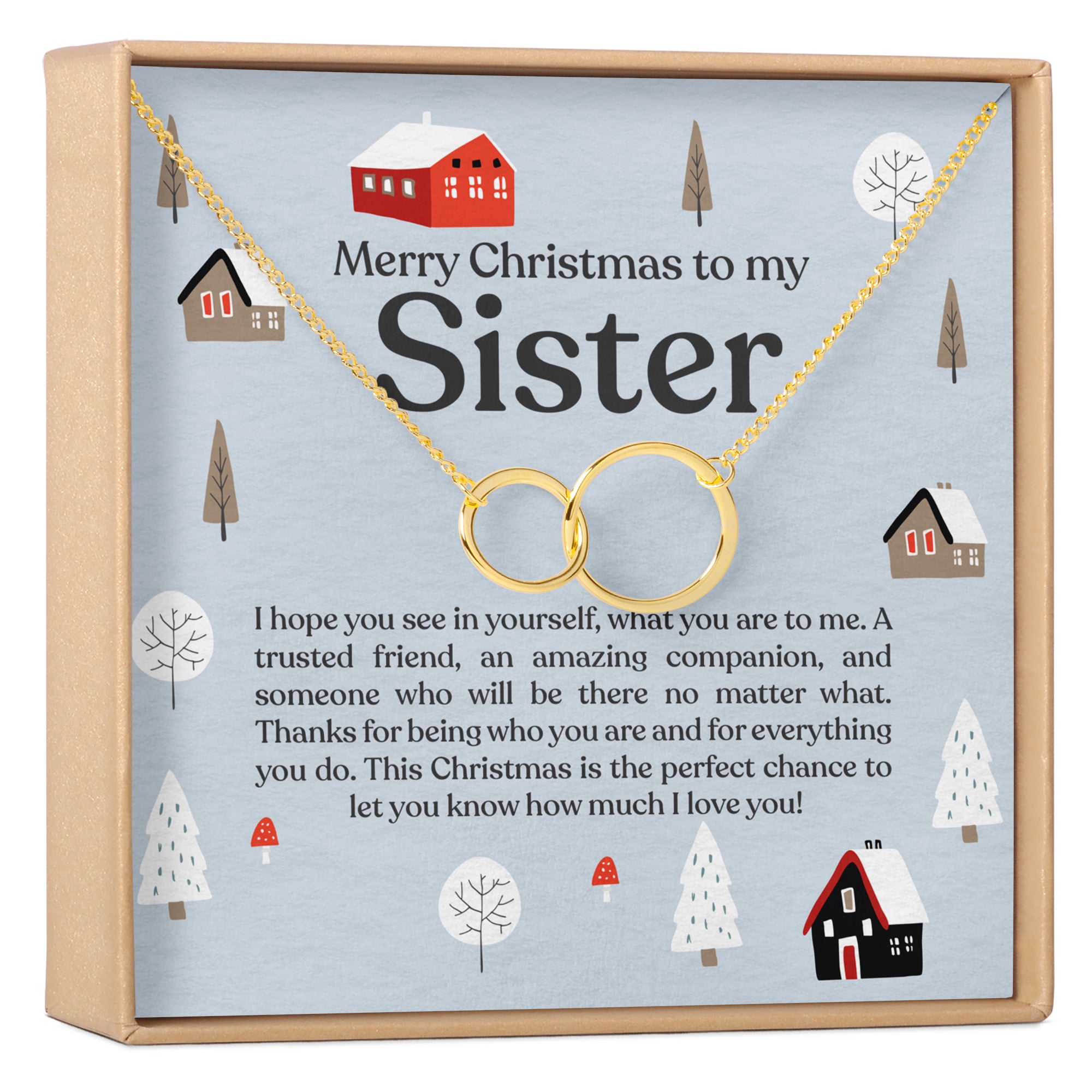 Christmas Gift for Sister: Present, Jewelry, Xmas Gift, Holiday Gift, Gift Idea, Sister Gift, Big Sister Gift, Little Sister Gift, Multiple Styles