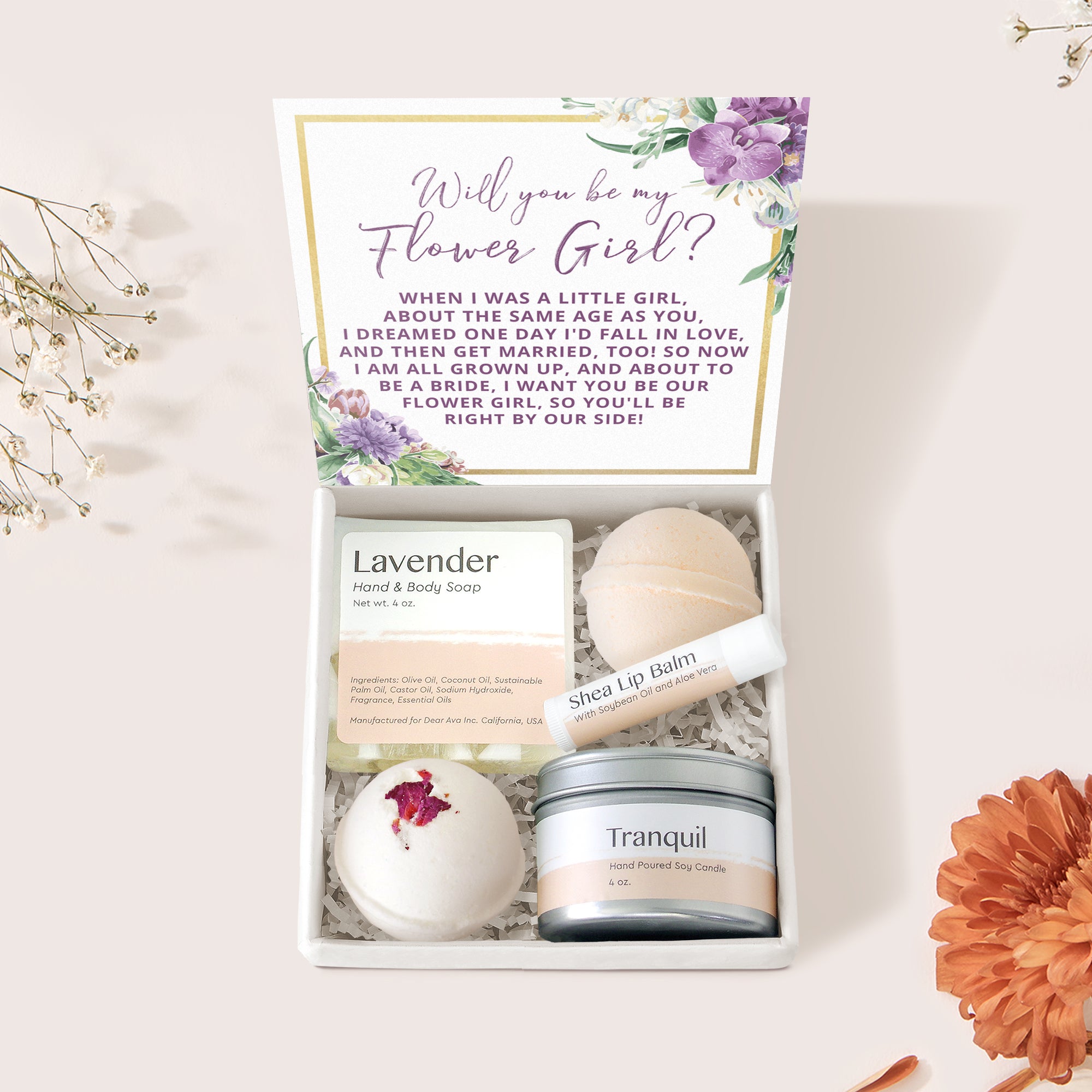 flower girl gift box