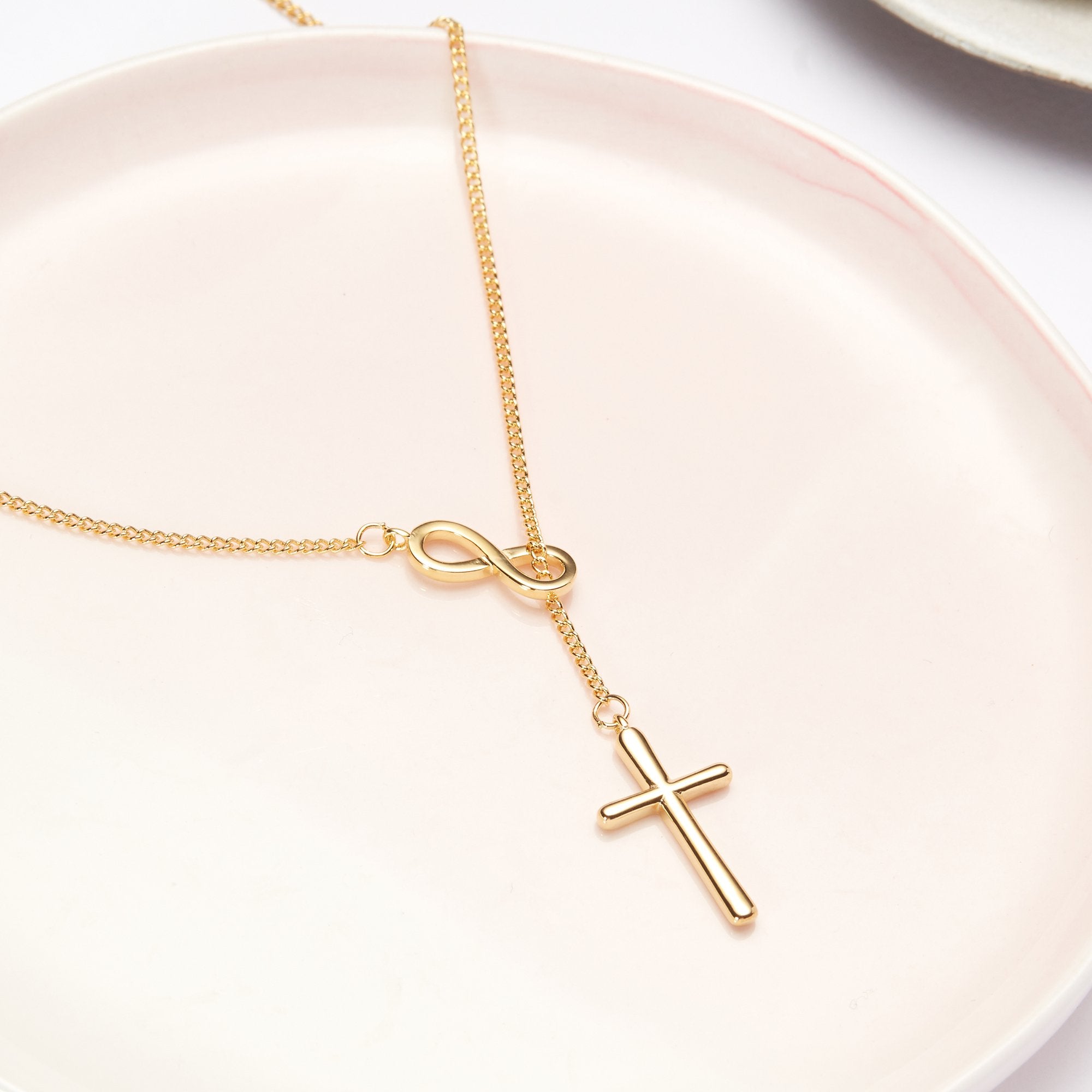mother daughter cross necklace