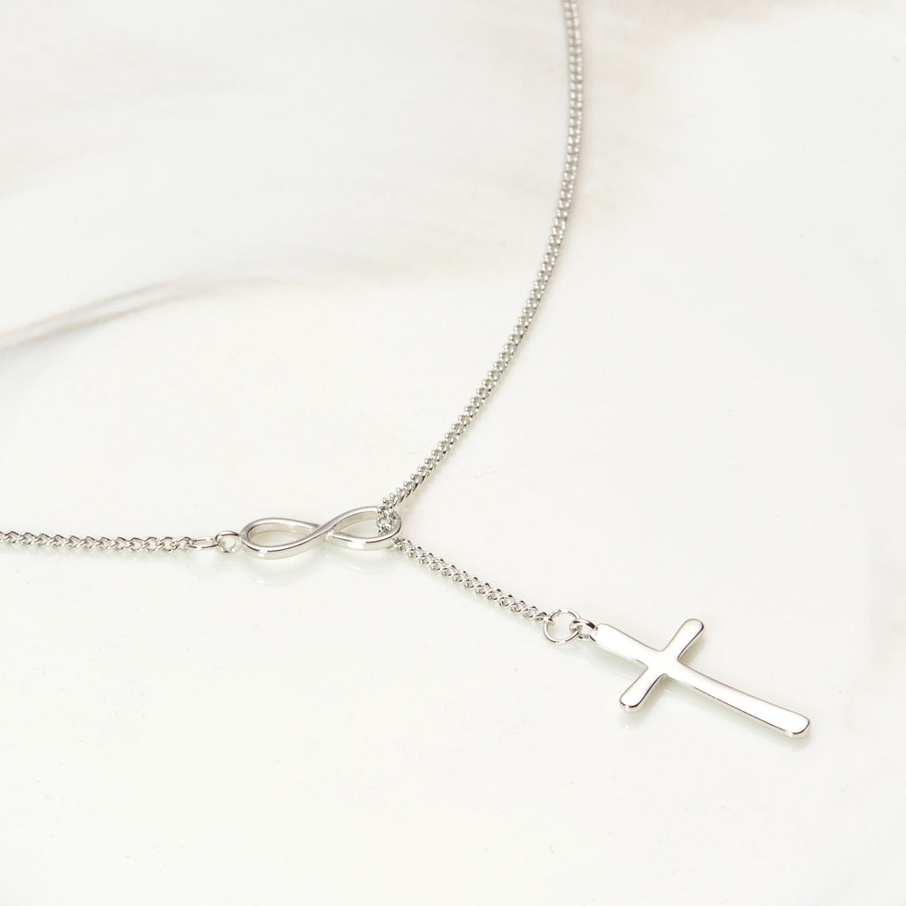 Baptism Cross Necklace - Christian Gift Necklace for Baptism ...