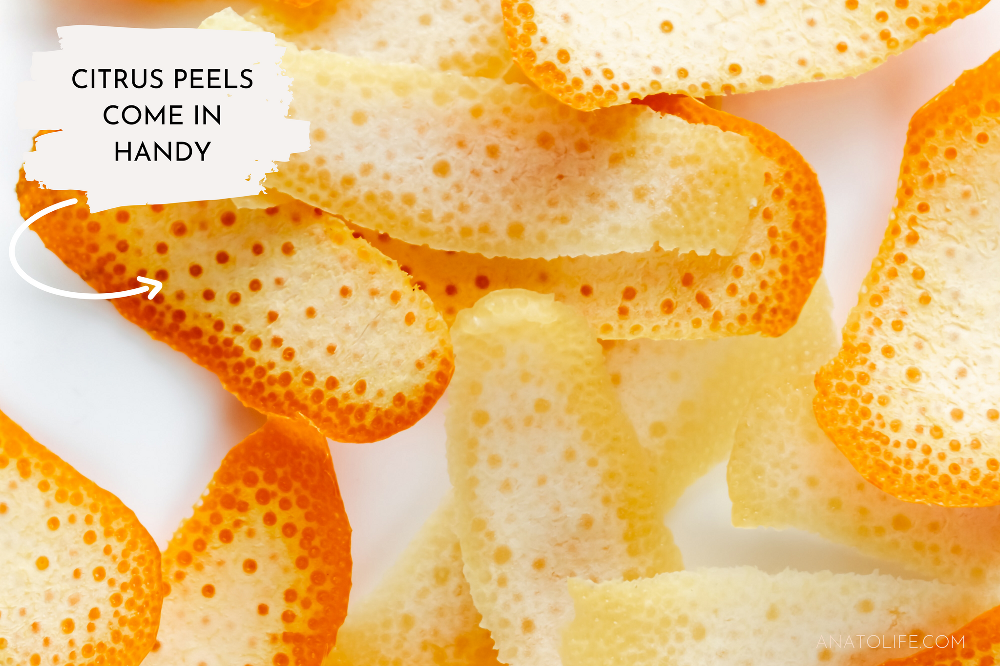 CITRUS PEELS COME IN HANDY BY ANATO
