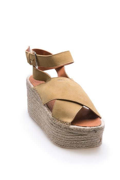 gold platform espadrilles