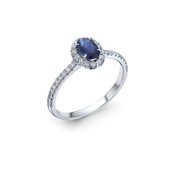 Blue Sapphire Classic Engagement Ring – Orlando Carreno