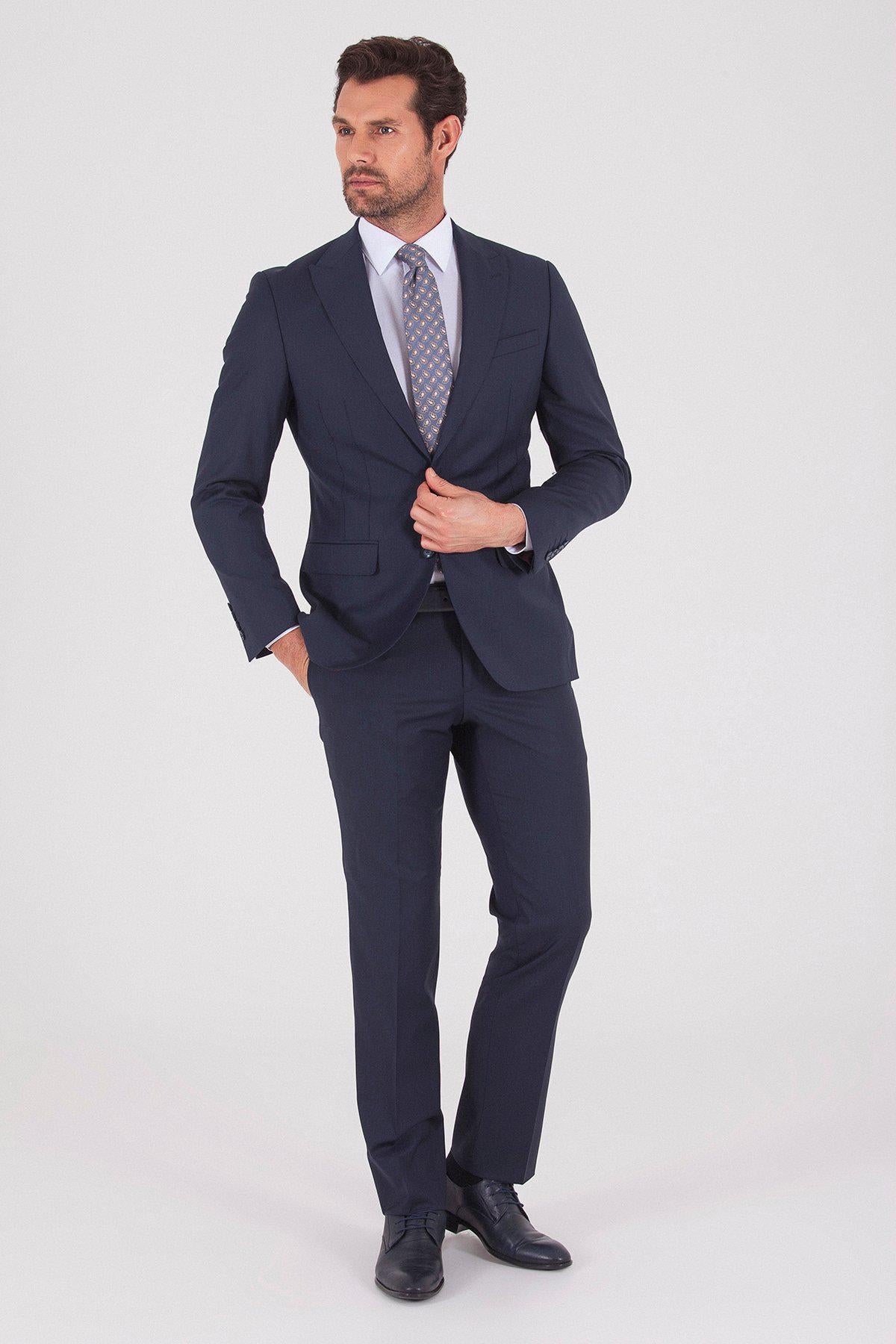 mens dark navy suit