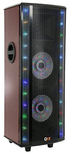 Qfx Sbx 721000btl Hi Fi Tower Speaker With Built In Amplifier