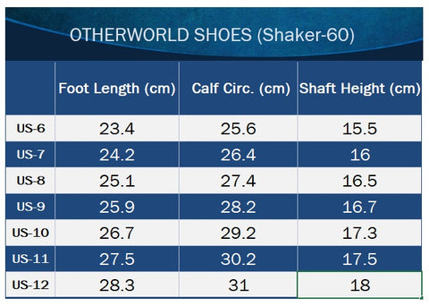 demonia shaker-60 measurements