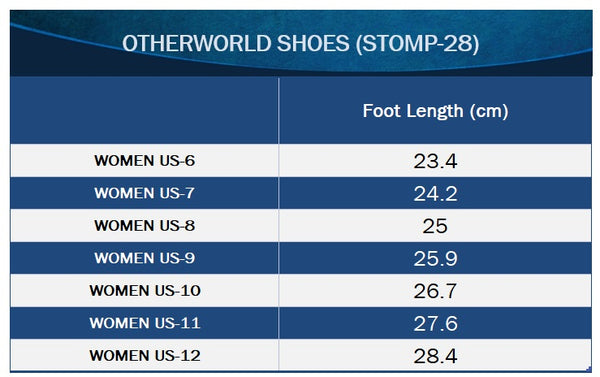 demonia stomp-28 measurements