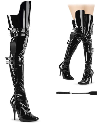 dominatrix thigh high boots