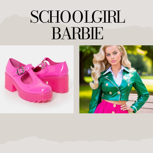 school girl barbie