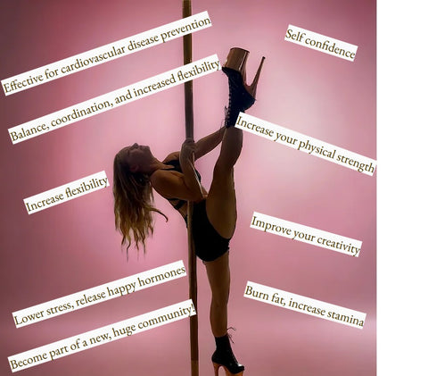 The Mental and Physical Health Benefits of Pole Dancing