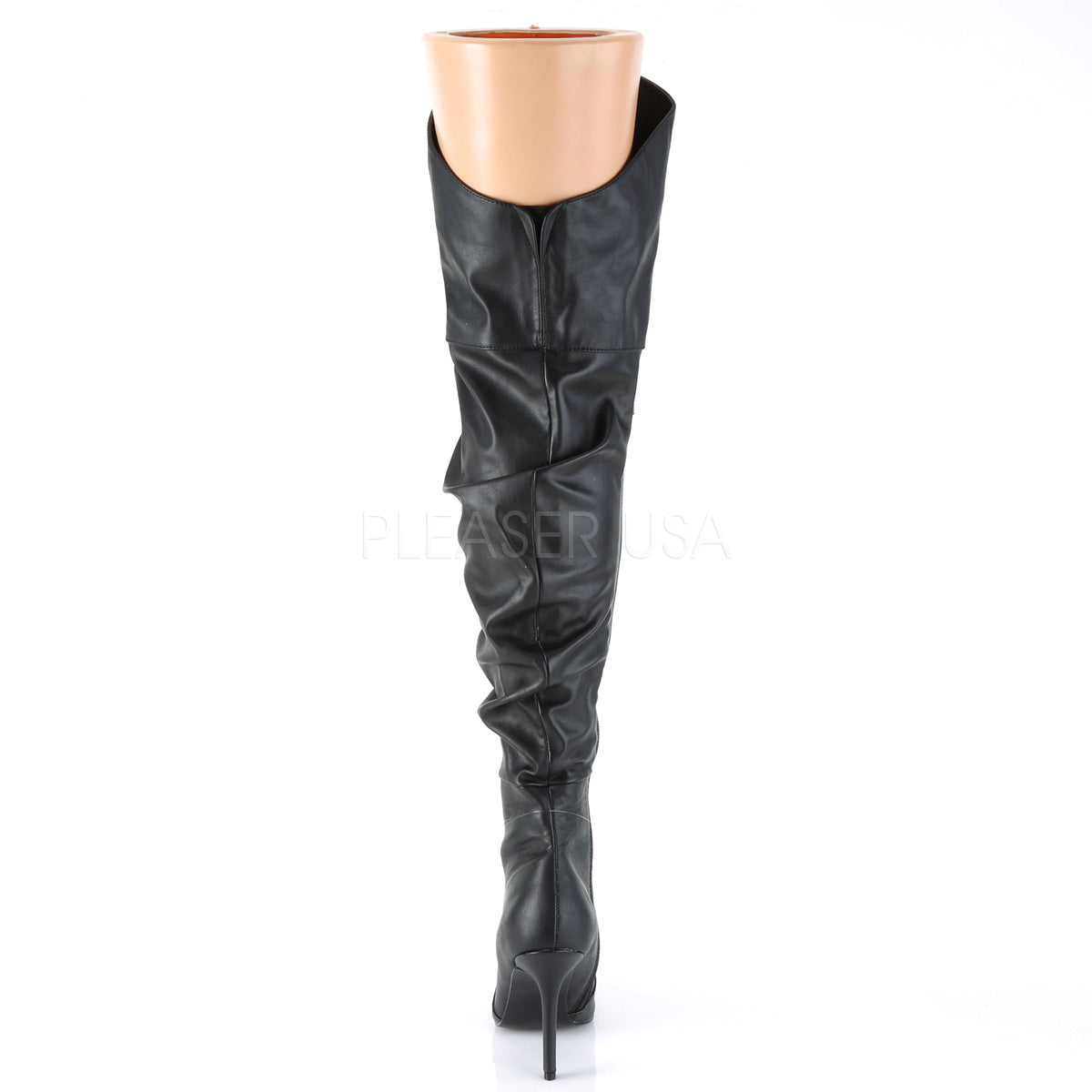 thigh high scrunch boots