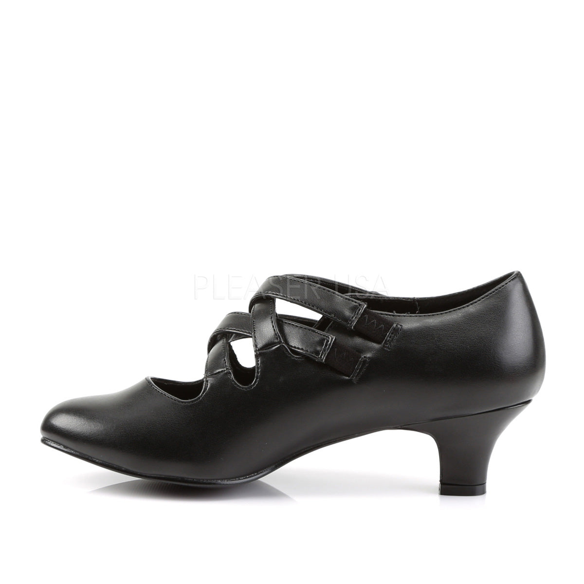 Victorian Granny Shoes Black | Funtasma Dame-02 – OtherWorld Shoes