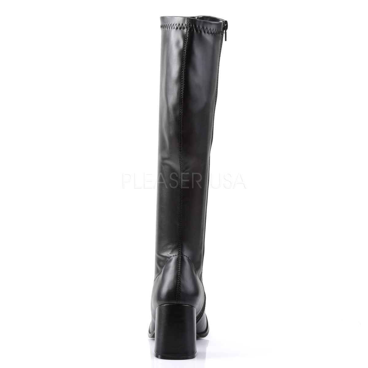 black gogo boots