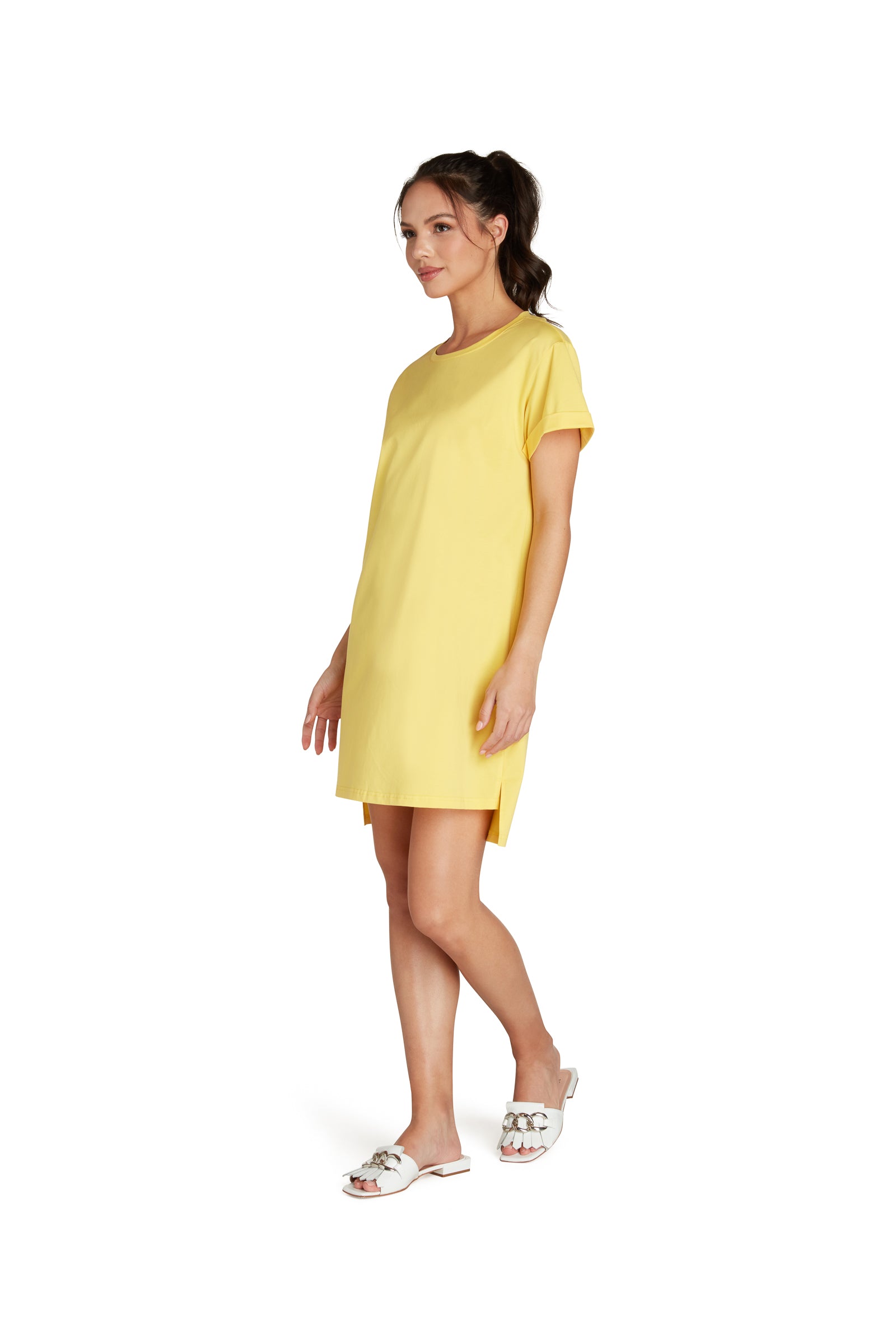 Jayden T-Shirt Dress in Raspberry Rose Ladaire 