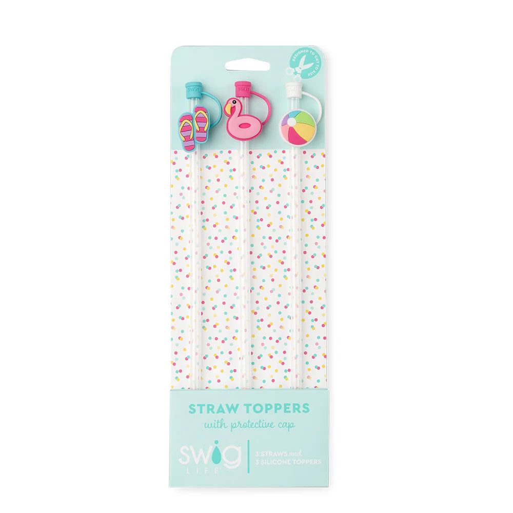 Swig - Pool Straw Topper Set