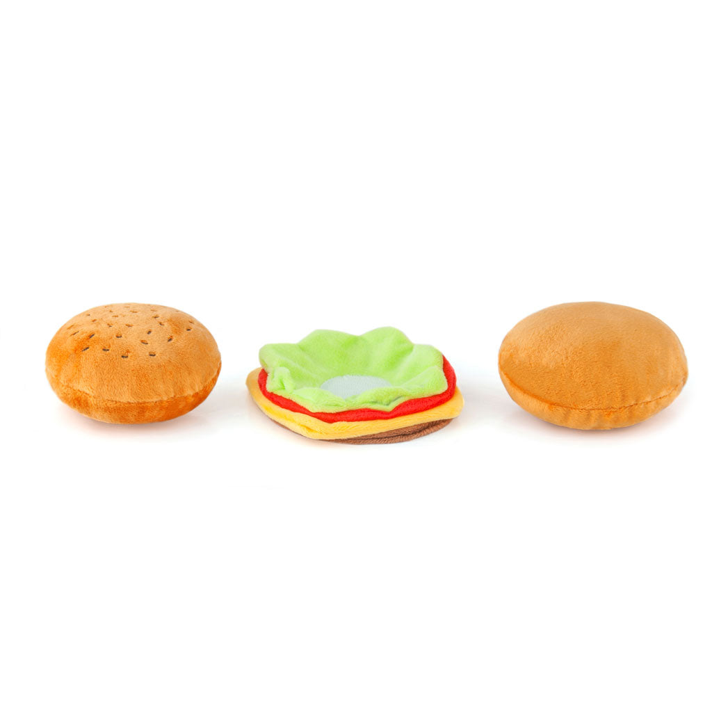 burger dog toy