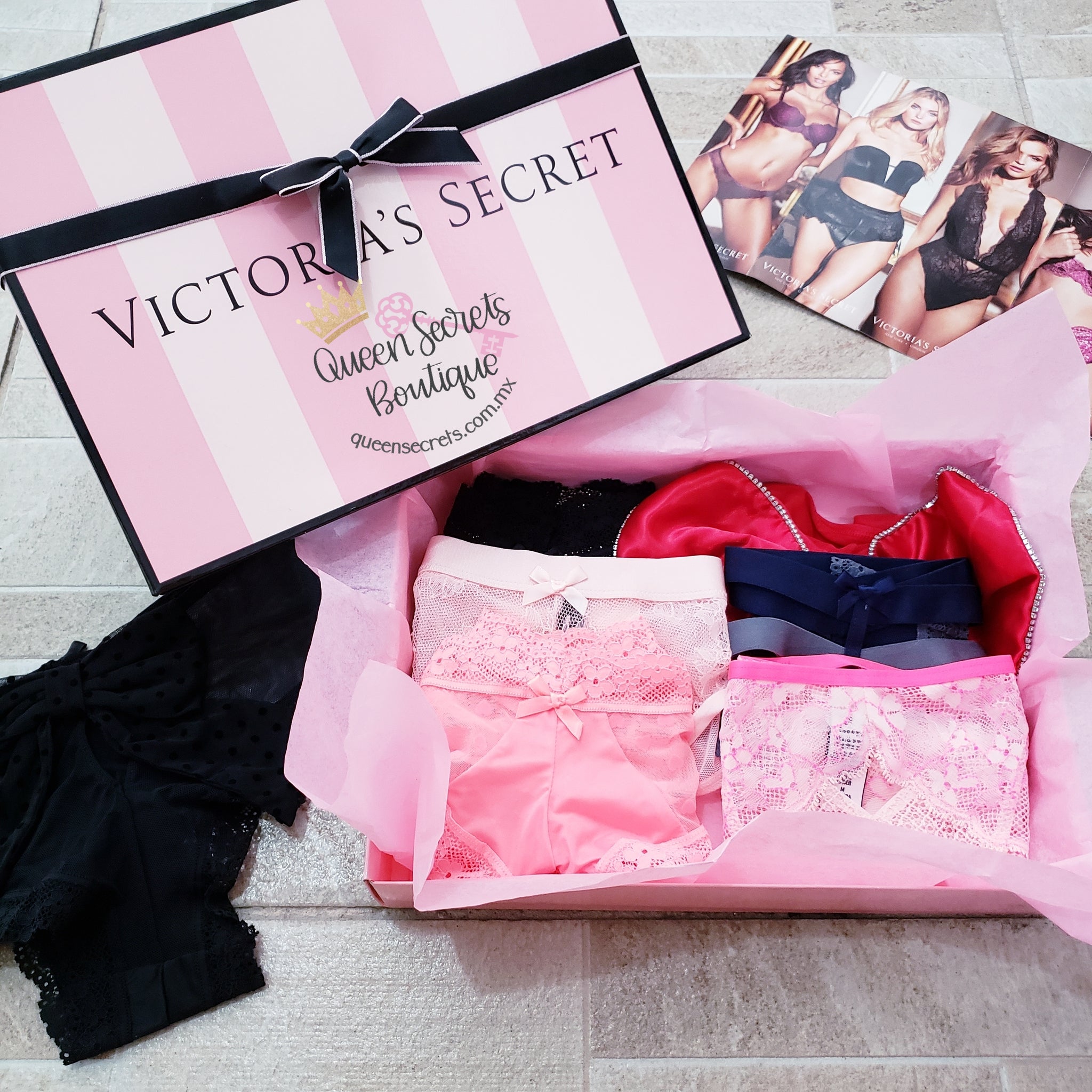 Paquete De Mayoreo De Panties Premium Originales Victorias Secret Queen Secrets Boutique 