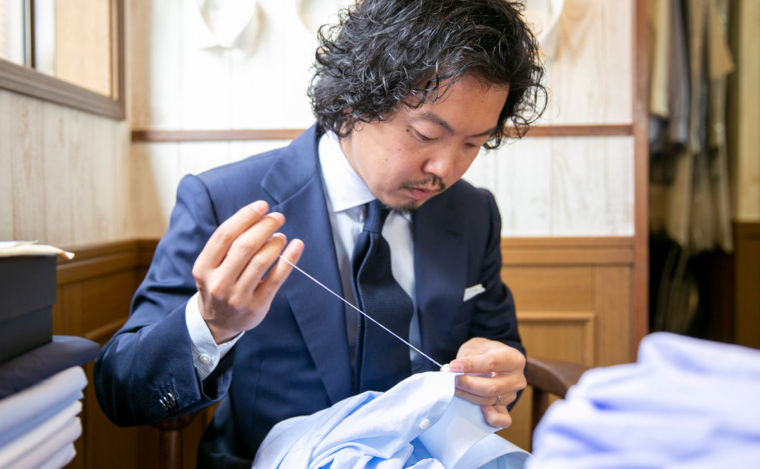 Shirt Tailor 南 祐太氏 (MINAMI SHIRTS) | ＋CLOTHET ONLINE