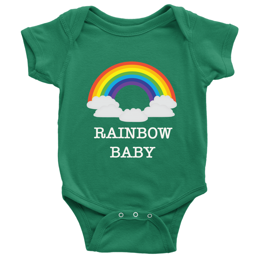 rainbow onesie baby