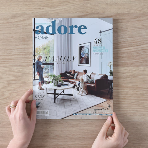 Adore magazine cover featuring TileCloud
