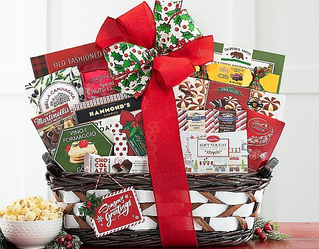 Season's Greetings Gift Basket