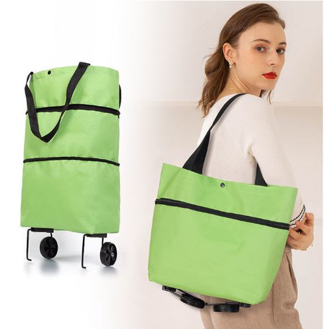 Reusable Folding Trolley Collapsible Shopping Bag