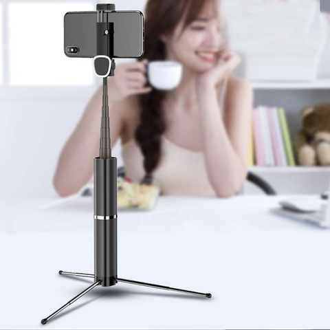 2-in-1 Wireless Bluetooth Remote Portable Tripod Selfie Stick