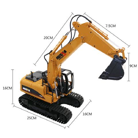 Remote Control RC Digger/Excavator Hydraulic Metal Die Cast Toy