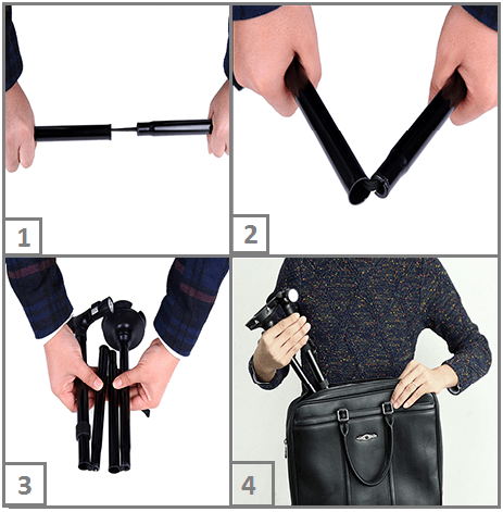 Best Retractable LED Folding Aluminum Walking Stick