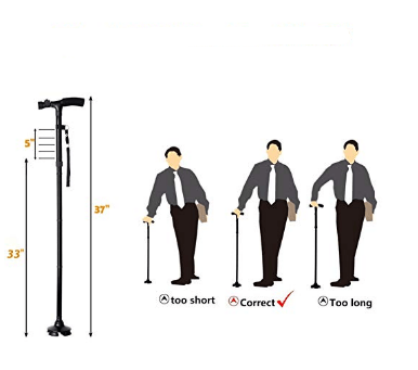 Best Retractable LED Folding Aluminum Walking Stick