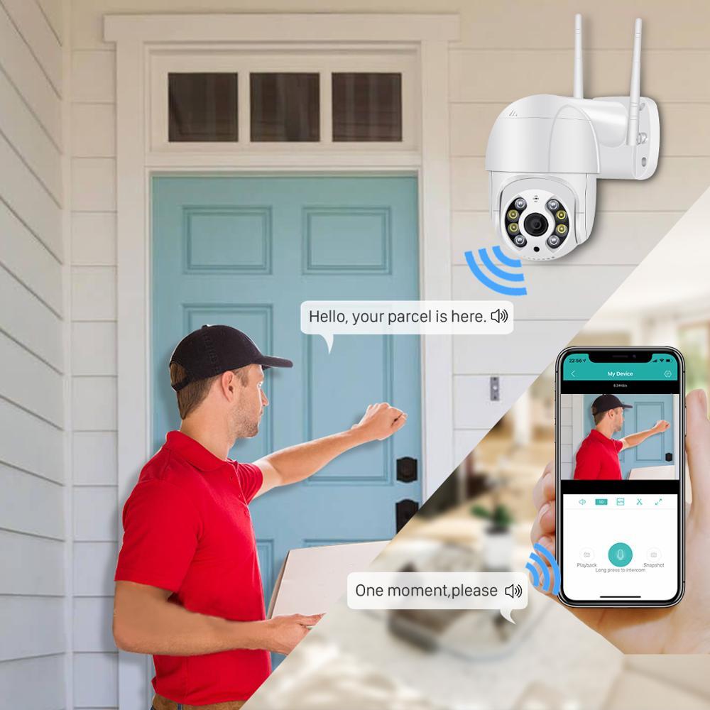 security camera with voice alert