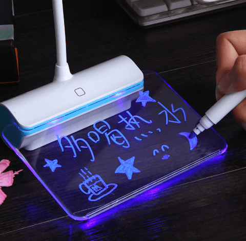 Glass Note Best Desk LED Touch Lamp