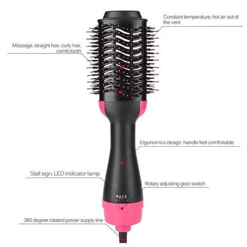 Best 2 in 1 Multifunctional Hair Dryer Paddle Brush