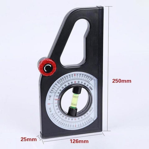 Multifunctional Angle Slope Measuring Inclinometer Bubble Level Gauge Instrument