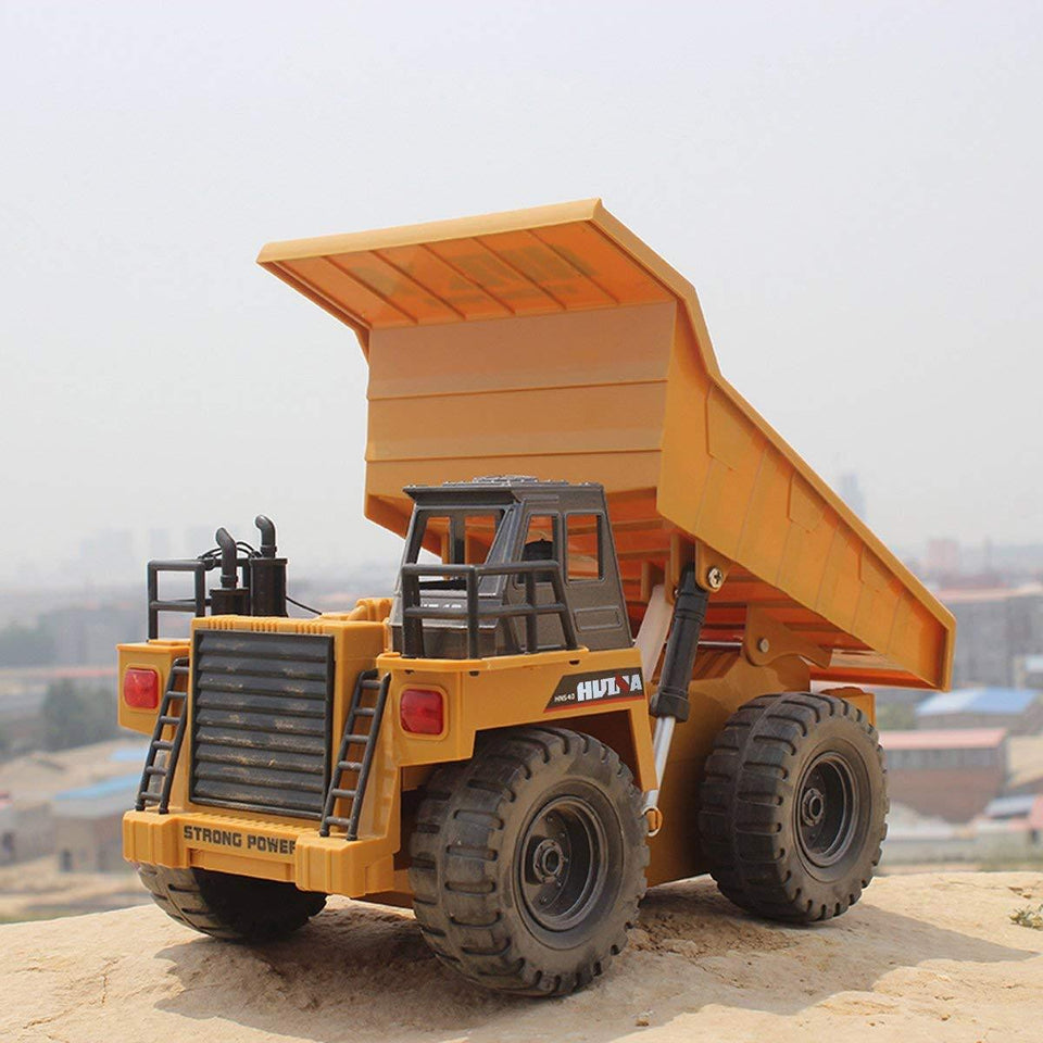 Remote Control RC Dump Truck Hydraulic Metal Die Cast Toy – Laxium