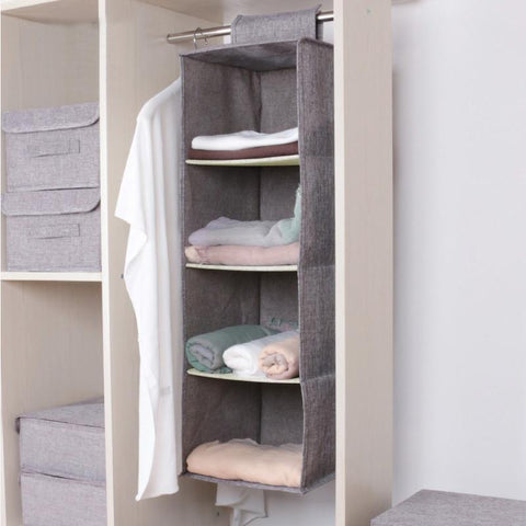 Storage Hanging Closet Organizer Portable Shelf