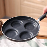 Best 4-Way Cups Holes Non Stick Frying Pan