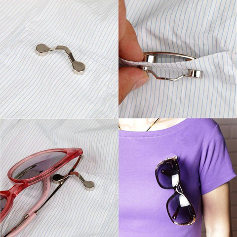 Magnetic Eyeglass Holder Safety Pin Lock – Laxium