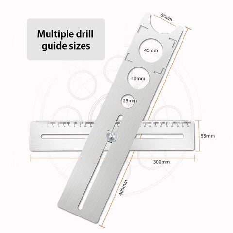 Multipurpose Directional Tile Drill Guide Locator